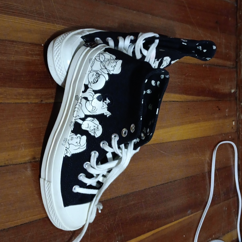 Limited addition Converse scooby doo shoe